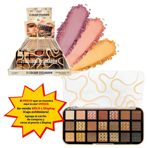 Imagen de Petaca Ushas sombras 21 tonos -
