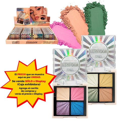 Imagen de Sombras para ojos 4 tonos Ushas