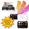 Imagen de Sombra Glitter Para Rostro Diseño corazón 12 Tonos Ushas