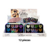 Imagen de Sombra Glitter Para Rostro Diseño corazón 12 Tonos Ushas