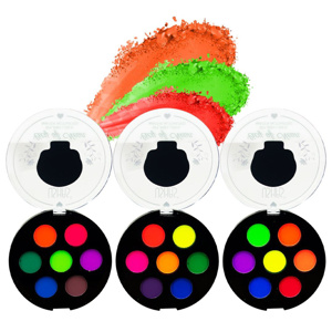 Imagen de Sombras Ushas neon activadas por agua 7 tonos- ES4019