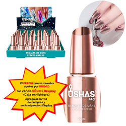Imagen de Esmalte de uñas Ushas espejado-gris 08#