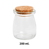 Imagen de Frasco de vidrio con tapón de corcho 200 ml