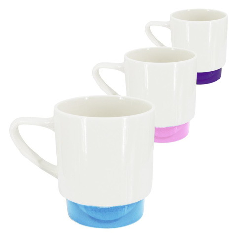 Imagen de Taza ceramica fondo de color
