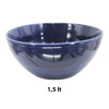 Imagen de Bowl-ensaladera de ceramica blanco-redondo