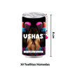 Imagen de Toallitas húmedas Ushas en Lata x 30 unidades