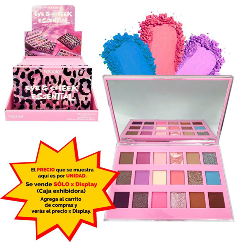Imagen de Petaca sombras Febble - 18 tonos -