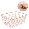 Imagen de Canasto metal rejilla para mesa- 22X16X10cm-2 colores