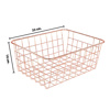 Imagen de Canasto metal rejilla para mesa- 22X16X10cm-2 colores