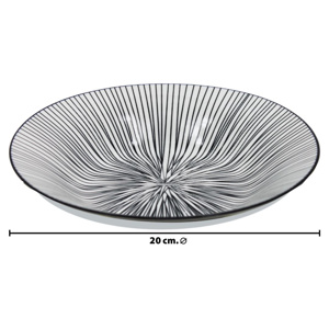 Imagen de Plato cerámica estampado 20cm