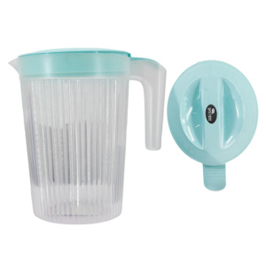 Imagen de Jarra plastica con tapa y asa- 2 colores-13X16X20cm-oval