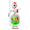 Imagen de Lámpara infantil giratoria Unicornio 29X11cm