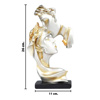 Imagen de Adorno decorativo escultura estatuilla Pareja en resina