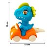 Imagen de Auto  C/U a friccion con dinosaurio -11x13cm.