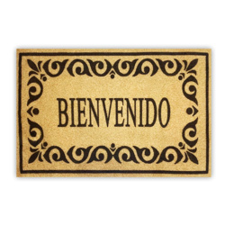 Imagen de Alfombra bienvenido 40X60cm. color arena