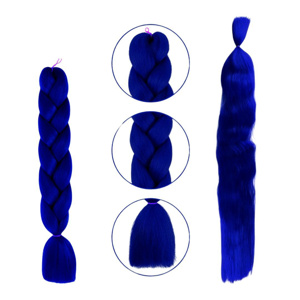 Imagen de Aplique de pelo sintetico trenzado-color A29- 60cm