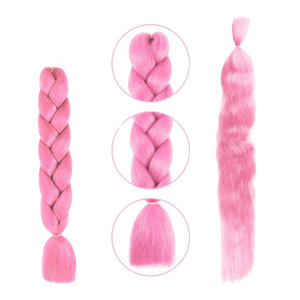 Imagen de Aplique de pelo sintetico trenzado-color A16- 60cm