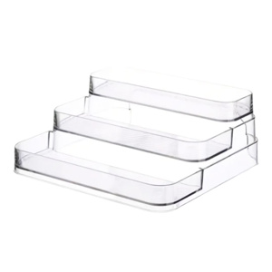 Imagen de Organizador para maquillaje acrílico transparente 3 niveles