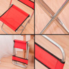 Imagen de Silla plegable Banqueta con respaldo pesca camping en metal