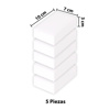 Imagen de Esponjas de limpieza blancas x 5pc. en bolsa 12x6x3cm.