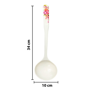 Imagen de Cucharon de melamina mango estampado