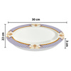 Imagen de Fuente oval de melamina Diseños surtidos