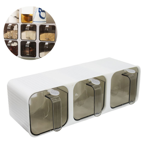 Imagen de Caja de condimentos para montar en la pared-con cuchara