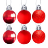 Imagen de Bola esfera de navidad 6 unidades