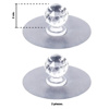 Imagen de Manija adhesiva transparente x 2 piezas.