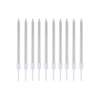Imagen de Velas de cumpleaños finas-largas x 10pc con base blister 13c
