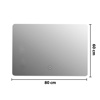 Imagen de Espejo de pared con luz LED regulable 3 colores - 80cmx60cm