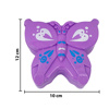 Imagen de Petaca infantil mariposa-2 pisos en caja 24x24cm.