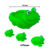 Imagen de Ranas familia en red- 14x10cm.