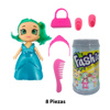 Imagen de Muñeca con accesorios - Set x 8 piezas en lata