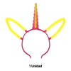 Imagen de Vincha luminosa de cotillón Diseño Unicornio