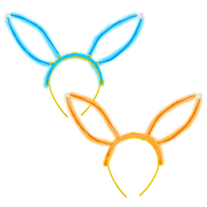 Imagen de Vincha luminosa de cotillón - Diseño Conejito