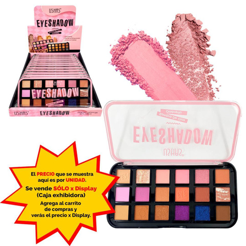 Imagen de Petaca Ushas 18 sombras para ojos-UF033