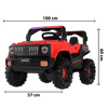 Imagen de Auto tipo jeep todoterreno a batería con luz