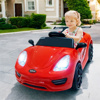Imagen de Auto a bateria tipo convertible con luz y sonido