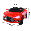 Imagen de Auto a batería tipo convertible con luz y sonido