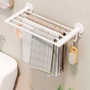 Imagen de Estante toallero de pared para baño-