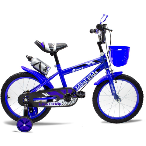 Imagen de Bicicleta rod. 16 canasto + rueditas + accesorios niño niña