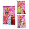 Imagen de Muñeca con accesorios-vestidos+guitarra-en bolsa-18x30cm.