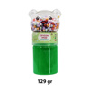 Imagen de Tubo C/U gelatinoso cabeza de oso- 14x5cm.- 6 colores