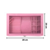 Imagen de Estuche para alhajas con visor-28x20x5cm.- 3 colores