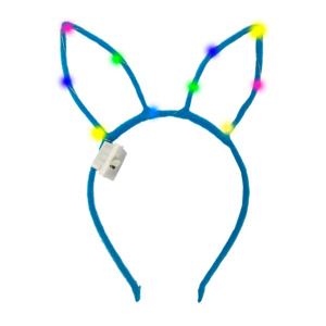 Imagen de Cotillon-Vincha con luz-orejas-varios colores