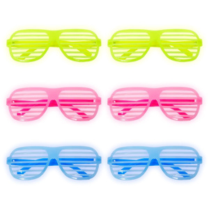 Imagen de Lentes cotillón rejilla x6 unidades