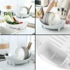 Imagen de Escurridor de platos y cubiertos plástico con desague