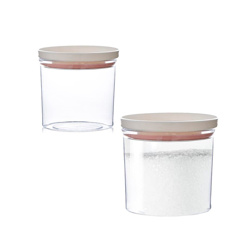 Imagen de Tarro de plástico con tapa hermética 250 ml