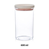 Imagen de Tarro de plástico con tapa hermética 600 ml